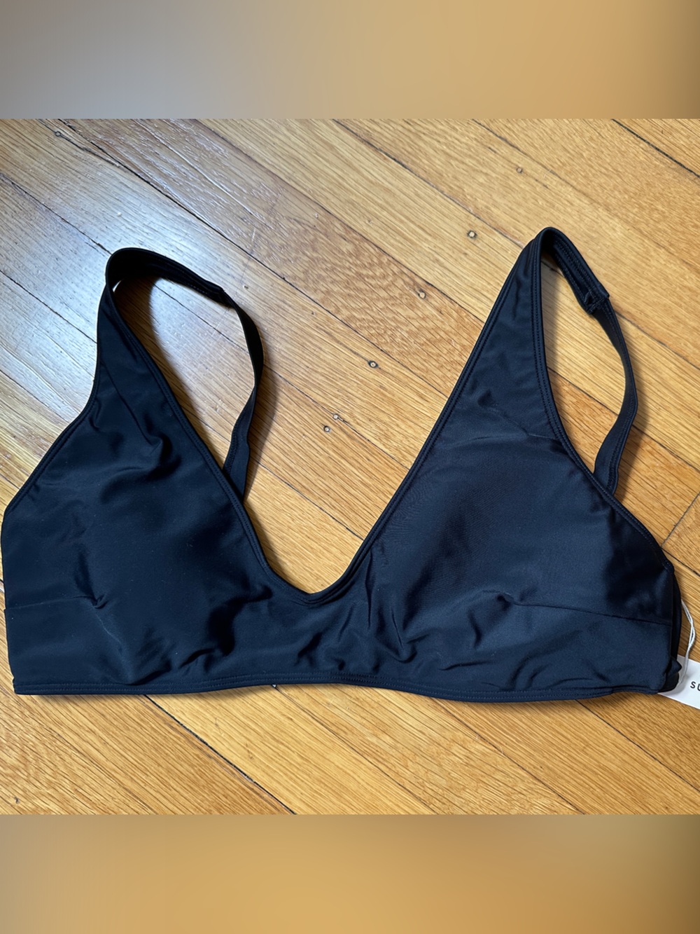 Summer Salt Black Women's Swim Top -